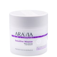 Крем для тела смягчающий Sensitive Mousse, 300 мл, ARAVIA Organic