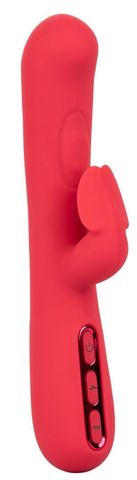 Розовый вибромассажер-кролик Throb Flutter - 21,5 см. - California Exotic Novelties SE-4500-15-3