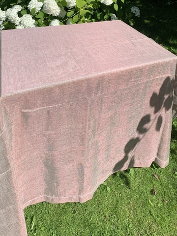 Скатерть 180x270 и 12 салфеток Palombella Zaffiro винные