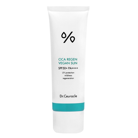 Солнцезащитный веганский гель с центеллой Dr Ceuracle Cica Vegan Sun SPF 50+ PA++++ 50мл