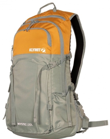 Картинка рюкзак туристический Klymit Mystic Hydration 20L оранжево-серый - 1