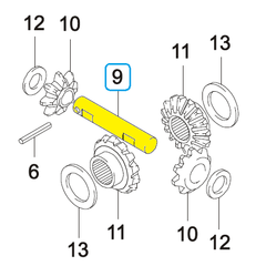 ОСЬ САТЕЛЛИТОВ MATIZ 1,0, AVEO 1,2 GM