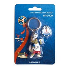 FIFA2018 Брелок Забивака "Фристайл!" 3D ПВХ