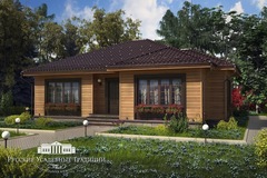 Проект одноэтажного дома "Дельта" 150 кв.м.
