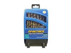 Набор сверл по металлу ПРАКТИКА 