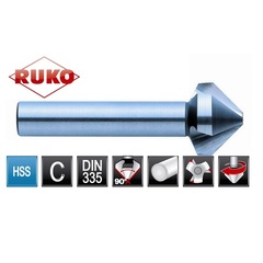 Зенковка ц/х 90° 8,3мм HSS-G 3z DIN335C L50мм d6мм M4(BF) Ruko 102111