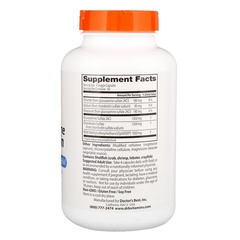 Doctor's Best, Глюкозамин, хондроитин и МСМ с OptiMSM, 240 растительных капсул