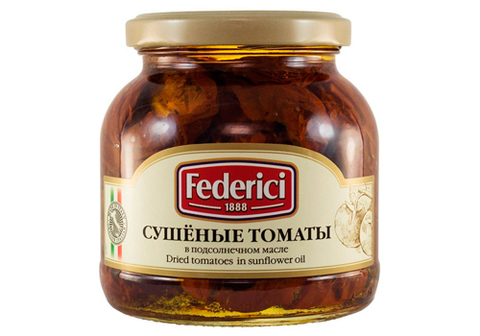 Сушеные томаты в масле Federici, 280г