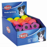 Игрушка для собак Trixie Набор мячей ворсо-резина 6 см., 24 шт в упаковке