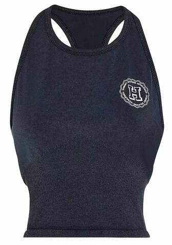 Топ теннисный Tommy Hilfiger Varsity Slim Seamless Tank Top - desert sky