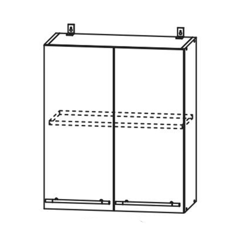 Кухня Страйп Шкаф верхний ШВ 600