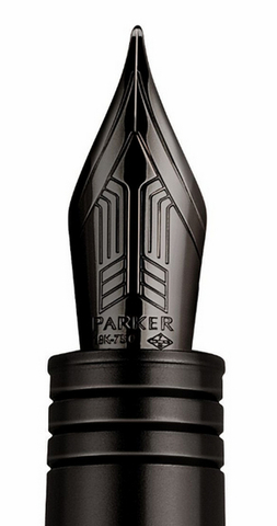 Ручка перьевая Parker Premier Monochrome Black Edition PVD F563, F (S0930500)