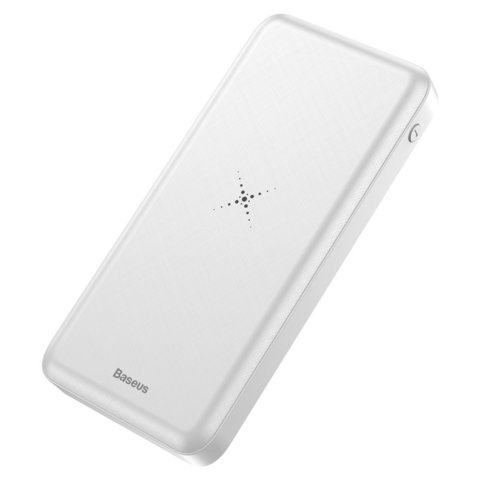 Внешний аккумулятор с беспроводной зарядкой Baseus M36 Wireless Charger Powerbank 10000mAh white