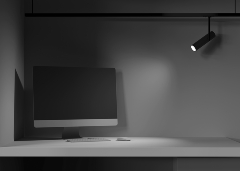 Трековый светильник Maytoni Elti TR005-1-GU10-B