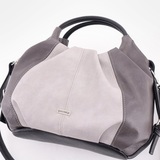 Сумка Саломея 357 мульти итальянский серо-черный