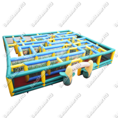 Надувной лабиринт "Кукурузная плантация" размер 12*11*2,8 м