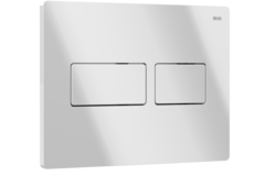 Скоро на складе! Панель двойного смыва RIVO Touch lux Белый глянцевый (glossy WHITE)