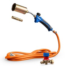 ЗУБР ГП-400Н, 400мм, стаканы 50мм /17мм, шланг 5м, редуктор, пропановая горелка в наборе Профессионал (55545-H5)