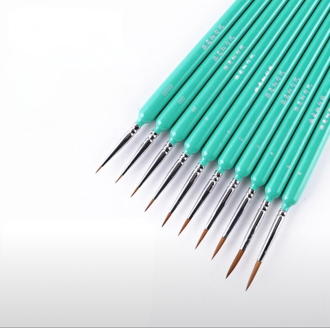 набор кистей (синтетика) 10шт