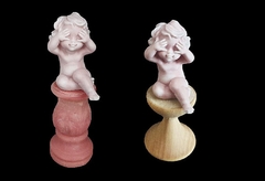 Силиконовый молд Ангелочек подглядывающий