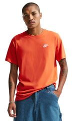 Теннисная футболка Nike Sportswear Club - orange/white