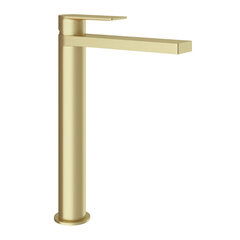 Aqueduto GEO0350 AQD GEOMETRICO Смеситель для раковины L, шлифованное золото фото