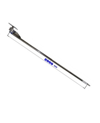 Поворотная консоль прямая нерж. 2000мм 22х1,5мм