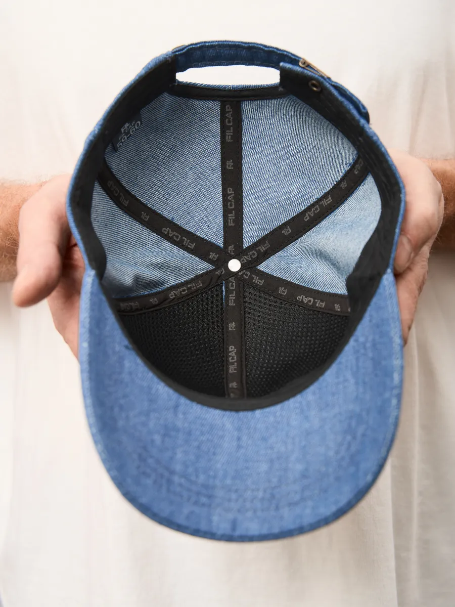 Кепка летняя джинсовая