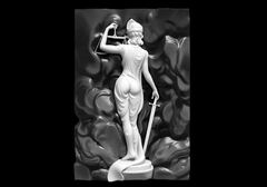 Силиконовый молд № 1074 Обратная сторона Закона