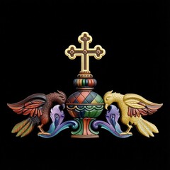 Силиконовый молд № 2199 Набор из 3-х фигурок