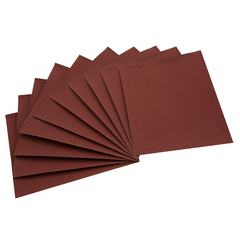 756067 Шлифлист на бумажной основе, Р80, 230х280 мм, 10 шт, влагостойкий/ Сибртех