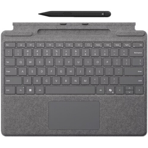 Набор перо и клавиатура Microsoft Surface Pro Keyboard с пером Slim Pen 2, Platinum RUS