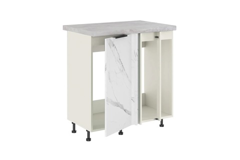 Брауни МП-850 шкаф под мойку (Стол под мойку (прямой угол) одна створка+2 фальшпанели)