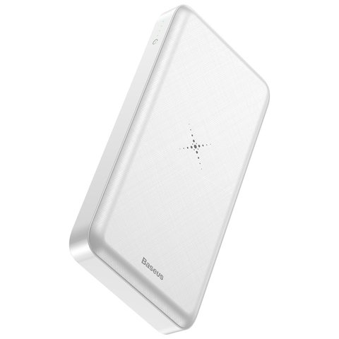 Внешний аккумулятор с беспроводной зарядкой Baseus M36 Wireless Charger Powerbank 10000mAh white