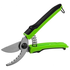 РОСТОК PC-55, 220 мм, стальные закаленные лезвия, двухкомпонентные рукоятки, плоскостной секатор (40203)