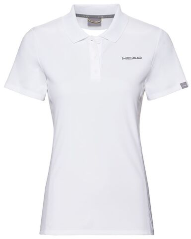 Футболка для девочки Head Club Tech Polo Shirt - white