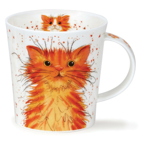 Кружка 320мл Dunoon Рыжий кот Ломонд new