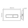 WasserKRAFT Glan 66TLT.010.ME.BL.MG03 Система инсталляции для унитазов