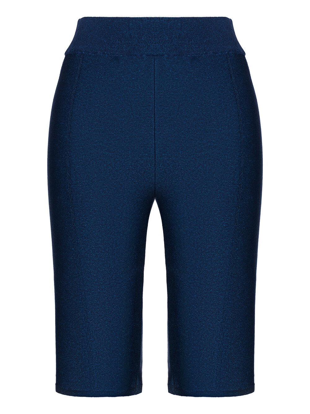 Женские шорты темно-синего цвета из вискозы