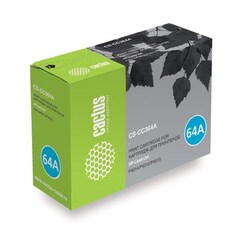 Картридж лазерный Cactus CS-CC364A CC364A черный (10000стр.) для HP LJ P4014/P4015/P4515