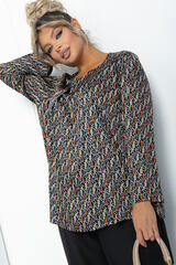 Блуза Ланта (синяя) Б11846 LT Collection