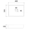 Раковина накладная стеклянная ABBER Glas AK2312 прозрачная