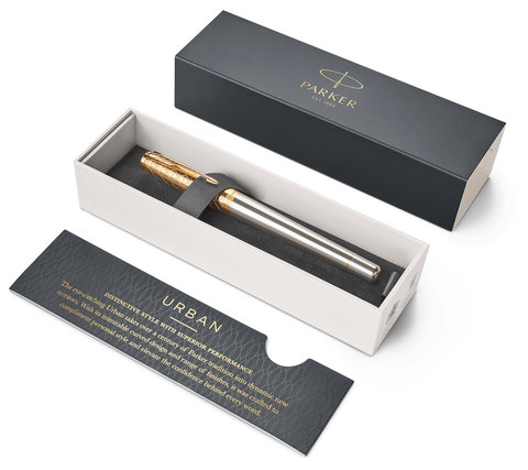 Parker Urban Premium - Aureate Powder GT, перьевая ручка, F