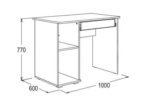 стол письменный ОМЕГА 16 - 2