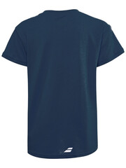 Детская футболка Babolat Exercise Tee Boy - estate blue heather