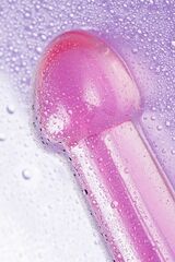 Розовый нереалистичный фаллоимитатор Jelly Dildo L - 20 см. - 
