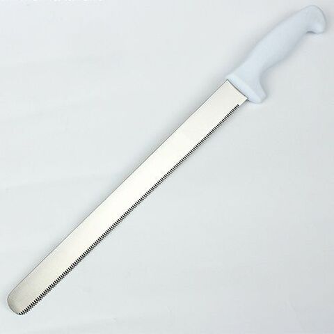 Нож для нарезки бисквита, средние зубцы 2мм, 25 см
