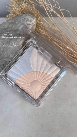 Alvin D`or HL-01 Пудровый хайлайтер (тон 01) 3х1 Glow Illuminating Hd Hollywod