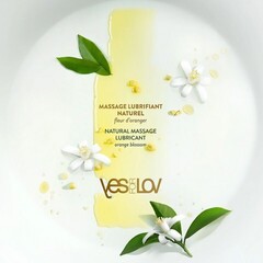 Массажный гель-лубрикант YESforLOV Natural Massage Lubricant, с органическими маслами, 100 мл