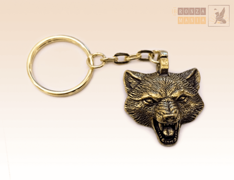 брелок Волк вариант 2